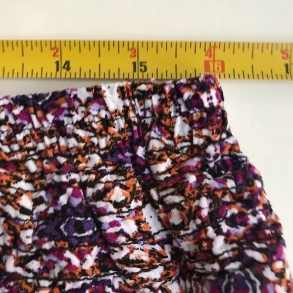 Dressbarn Palazzo Pants Flowy Boho Wide Leg Elastic Ikat Womens Size 1X Plus - Picture 7 of 13